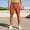 Orange, variant on Men's 5 inch Inseam Hiking Shorts Pull-On Relaxed Fit Comfort Stretch Work Short with Pocket Big and Tall Size M-4XL Orange