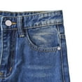 thumbnail image 7 of QUOTAY Autumn Winter Boys Fashion Distressed Denim Boys Pants for Streetwear Casual Trousers with Knee Details 5-14 Years 25_Light Blue,5-6 Years, 7 of 7