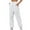White, variant on amlbb Women's Pants Plus Size Casual Womens Pants with Pockets Drawstring Women Running Jogger Sweatpants on Clearance