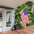 thumbnail image 1 of American Flag Kit Wall Mount 5 Ft Spinning pole 3'x5' US Flag Gold Ball, 1 of 10