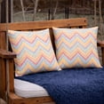 thumbnail image 6 of HONEY HOME 2 Pack Outdoor Pillows, Waterproof & Fade-Resistant Patio Cushions for Garden, Porch, Poolside, 6 of 7