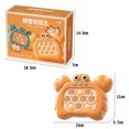 thumbnail image 4 of Juego Whac-A-Mole Juego de marmota con luz de sonido Hit Gophers Juego para bebé niño pequeño (naranja) Ndcxsfigh libre de BPA, 4 of 8