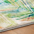 thumbnail image 5 of Addison Rugs Dream Shag Premium Machine Washable Transitional Leaves Multi Round Rug, 8' x 8', 5 of 8
