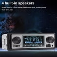 thumbnail image 4 of CURUK Single Din Car Stereo with Bluetooth, In-Dash Digital Media Receiver, Hands-Free Calling, MP3 Player, USB/SD/AUX Inputs, FM Radio & Audio Recording,2.16 in, 4 of 9