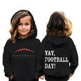 thumbnail image 2 of Ketyyh-chn99 Hoodies for Teen Girls Cute Trendy Kids Jacket Youth Girls Half Zip Sweatshirt Solid Fleece Quarter Zip Pullover Hoodis Fall Clothes for Teen Girls Thumb Hole Size for 8-9 Years,Black, 2 of 7