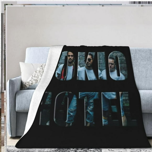 Ultra Soft Throw Blanket Tokio Music Hotel Flannel Light Weight Warm Blanket for Living Room/Bedroom 50"x40"