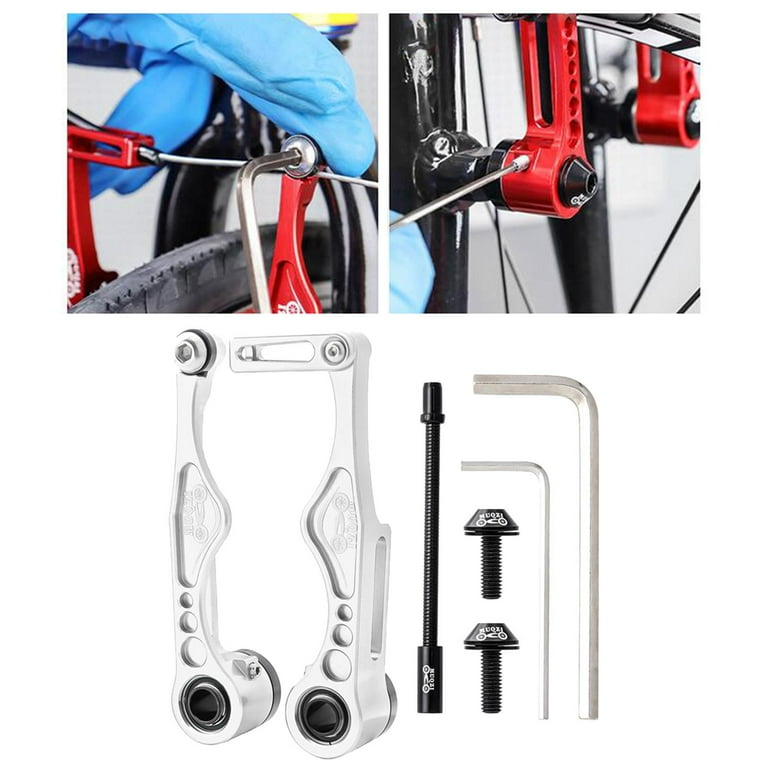 Bike Mountain BMX Linear Pull brake Caliper Set Brake Pads Brake Hydraulic Brakes Cantilever 109x42.8MM Walmart