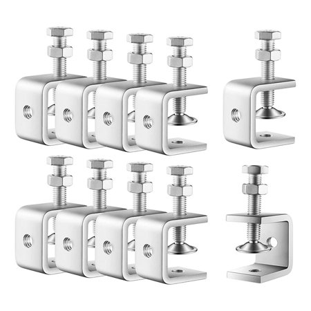 

C Clamp Mini Clamp 1 Inch Heavy Duty Metal U with Stable Wide Jaw Opening for Mounting Metal Working Woodworking