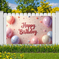 thumbnail image 7 of Colorful Balloons Birthday Party Banner Decorative Confetti Happy Birthday Banner for Celebration Indoor Decoration Photo Shoot, 7 of 7