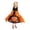 G10-Orange, variant on Glisme Girl Halloween Dress Hallowmas Sleeveless O Neck Gown Cartoon Graphic Cute Toddler Daily Wear 3-4 Years Orange