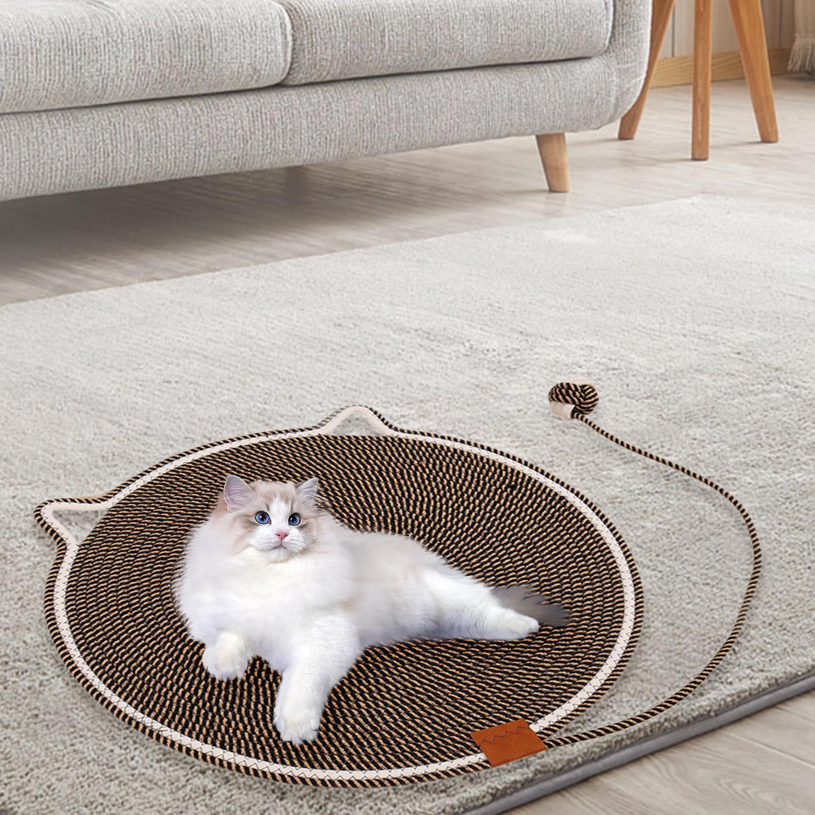 Bvdfgk Cat Scratch Mat Cat Scratch Pad Pet Supplies Grinding Claws Protecting Furniture coffee