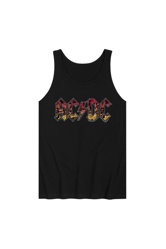 ACDC - Poster Texture - Men's Jersey Tank Top