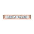 thumbnail image 3 of 1/4 Carat Diamond Wedding Band Ring in 10K Gold (Ring Size 9.25), 3 of 4