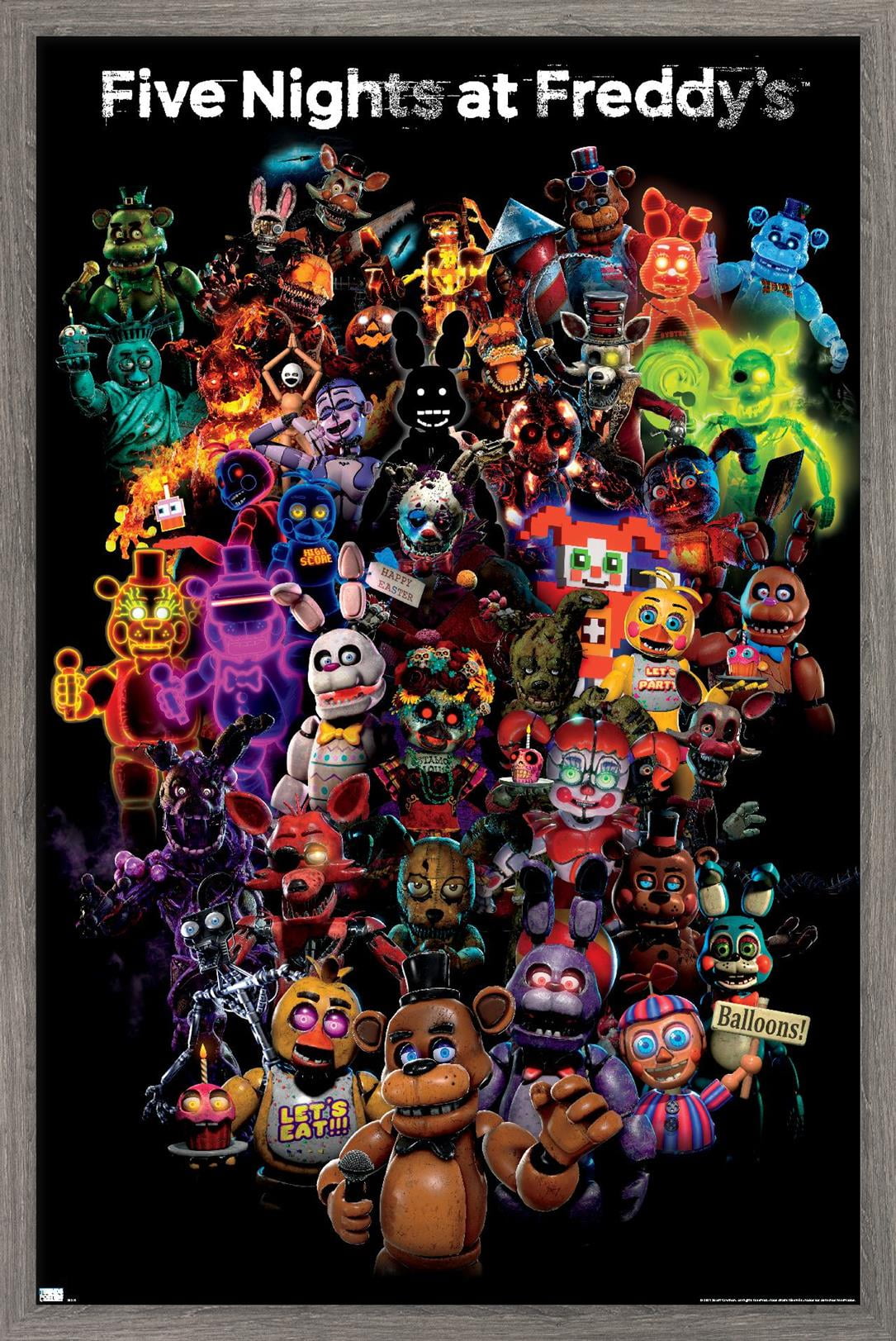  Trends International Five Nights at Freddy's - Band Wall  Poster, 22.375 x 34, Premium Unframed Version : Everything Else