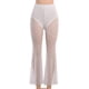 thumbnail image 2 of Pantalones de verano estilo gótico Sonducket para mujer de encaje Pierna ancha Blanco L, 2 of 6