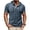 Navy, variant on WAYUTE Mens Short Sleeve Hooded Shirt Button Front Drawstring Casual Solid Color Textured Tee Casual T-Shirts for Man,M