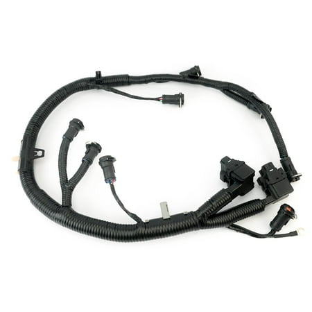 FICM Engine Fuel Injector Complete Wire Harness - Replaces Part# 5C3Z9D930A - Ford Powerstroke 6.0L Diesel - 2003, 2004, 2005, 2006, 2007 F250 F350 F450 F550 2004-2005 Ford Excursion