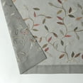 thumbnail image 4 of Kate Aurora Shabby Home Gray Floral Rod Pocket Sheer Kitchen Cafe Curtains, 58 x 36 in (2 Panels), 4 of 5