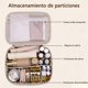 thumbnail image 4 of Cosmetiqueras para Maquillaje Bolsa De Cosméticos Portátil De Cuero Resistente Al Agua, Neceser Multifuncional Para Mujer Con Asa Organizador Bolsa de Cepillo, 4 of 4