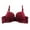 Wine, variant on THDHVS Wireless Bras for Women,Sports Bras for Women,Women's Breathable Thick Cup Lace Bra Soft Underwear Gathered Underwear