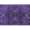 thumbnail image 1 of Ahgly Company Machine Washable Indoor Rectangle Southwestern Blue Country Area Rugs, 7' x 10', 1 of 4