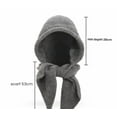thumbnail image 4 of AWZXDE Winter Thermal Hooded Hat with Integrated Scarf and Earflaps for Windproof Warmth and Comfortable Khaki, 4 of 6