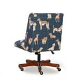 thumbnail image 5 of Home Square 2 Piece Upholstered Wood Office Chair Set in Draper Dog Blue, 5 of 11