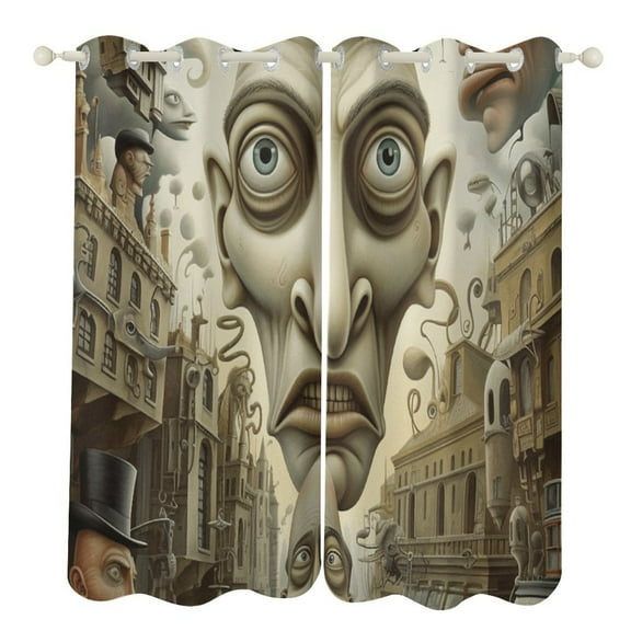 Anime Castle Modern Window for Living Room Curtains for Child Bedroom Kitchen Decor Blinds Drapes