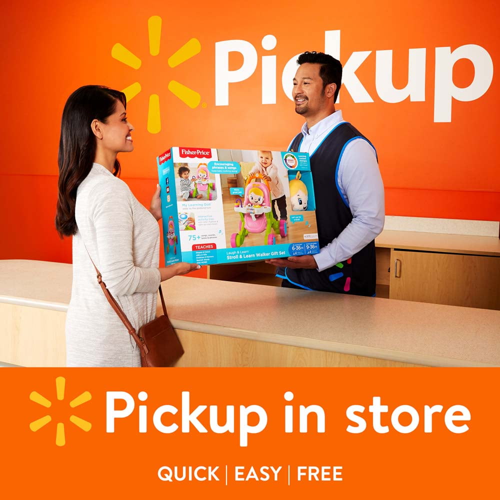 stroll and learn walker gift set