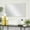 Gold Solid Rectangle 18" x 1" x 32", variant on DecMode 18" x 36" Gold Wall Mirror with Thin Frame