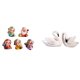 thumbnail image 1 of Juego De Figuras De Resina De Cisne De La Fortuna, Escultura De Mesa, Mini Estatuas, Dios Rico, Pájaro, Pareja, Decoración Del Hogar, Dormitorio, Oficina, Sala De Estar, Fiesta, Navidad, 1 of 8