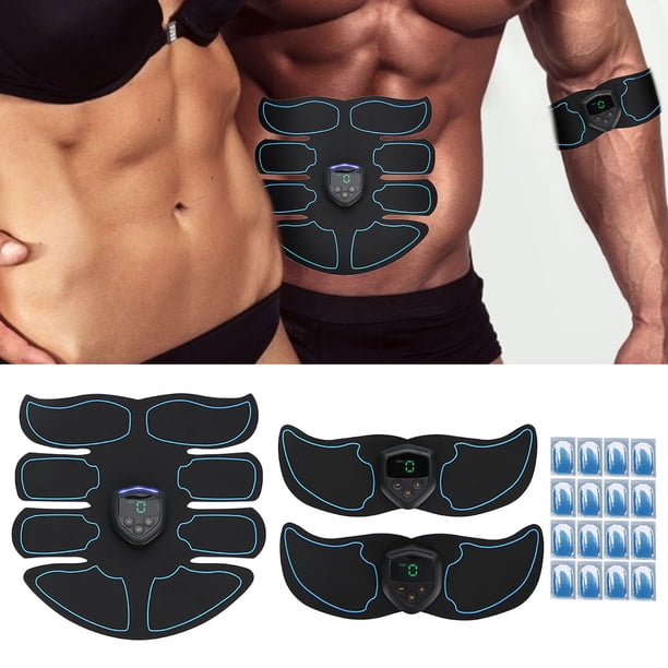 Estimulador Muscular EMS Para Abdomen Y Brazos - Entrenamiento Eléctrico, Funciona Con Pilas, Para Hombres Y Mujeres