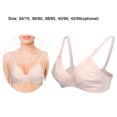 thumbnail image 4 of Tebru Cotton Bra, Nursing Bra, Cotton Front Open Maternity Breastfeeding Bra Pregnant Women Nursing Bras, 4 of 8