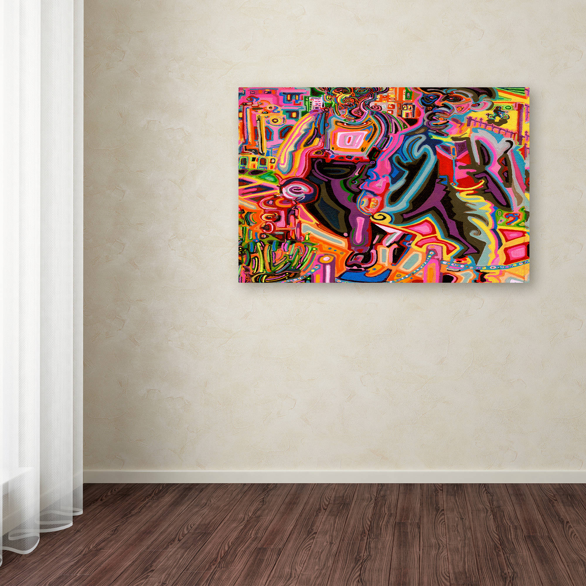 Trademark Fine Art "Thugs" Canvas Art by Josh Byer