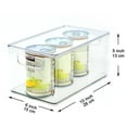 thumbnail image 2 of Youngever 2 Pack Stackable Plastic Storage Organizer Container Bins with Lids YE393.389, 2 of 4