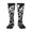 2 Black-1, variant on Metallic Gears Knee Socks, High Socks Long Stretchy Sock Women Knee High Stocking, Long Socks for Women