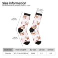 thumbnail image 4 of Goofa Dachshund Dog Puppy Printed Men's Crew Socks, Soft Durable Breathable Moisture-Wicking with Odor Control Cotton socks, 4 of 9