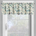thumbnail image 4 of Ambesonne Sport Valance & Curtain, Wheeled Activity Design, 55"x24", Blue Coral Beige, 4 of 6