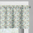 thumbnail image 3 of Ambesonne Ice Cream Valance Pack of 2, Cupcake Faces, 54"X18", Multicolor, 3 of 5