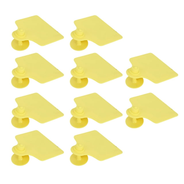 Oreja Paquete De 10 Etiquetas De Oreja Electrónicas Para Animales Impermeabilizante TPU 860-960MHz UHF U9 Chip Etiquetas De Oreja De Ganado Para Seguimiento De Gestión De