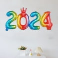 thumbnail image 4 of LCXmlly Party Photo Backdrop Bright Color Number Balloon Decoration Inflatable Widely Used 2024 New Year Party Ornament, 4 of 9