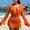 Orange, variant on Athletic Swimsuits For Women Hybrids Red Bikini Clearance XL