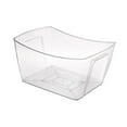 thumbnail image 2 of Cubo de hielo para fiestas, bañera de almacenamiento transparente ligera con bañera de cerveza con bañera de hielo para bebidas de cerveza de champán Cuadrado 12L, 2 of 8