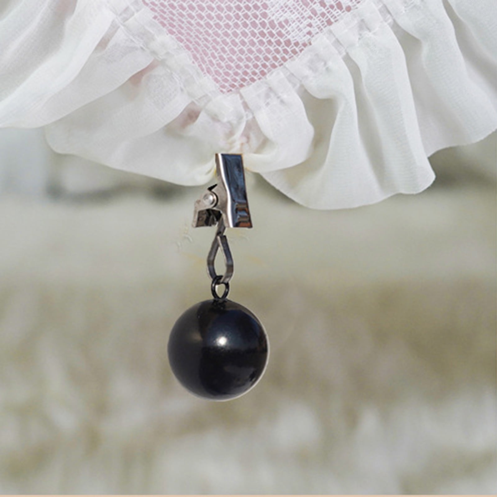 Outdoor Curtain Weights,Heavy Duty Drapery Weights for Patio Pergola,Metal Clip Down Curtain Useful Curtains Weight