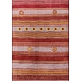 thumbnail image 1 of Ahgly Company Machine Washable Indoor Rectangle Industrial Modern Dark Salmon Pink Area Rugs, 7' x 10', 1 of 7