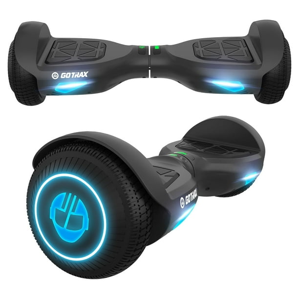 Gotrax Patinete Flotante Edge para Niños y Adultos, Neumáticos de 6,5", Scooter Autoequilibrado de 6,2 Mph y 2,5 Millas, Negro