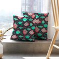 thumbnail image 6 of LALILO Throw Pillow Covers Swimming Fishes Cute Black Fishes Cushion Cover 18" x 18", 2 Pack, 6 of 6