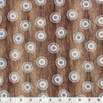 thumbnail image 1 of FABRIC CREATIONS brun Snowflakes coton Fabric by Metre, 1 of 1