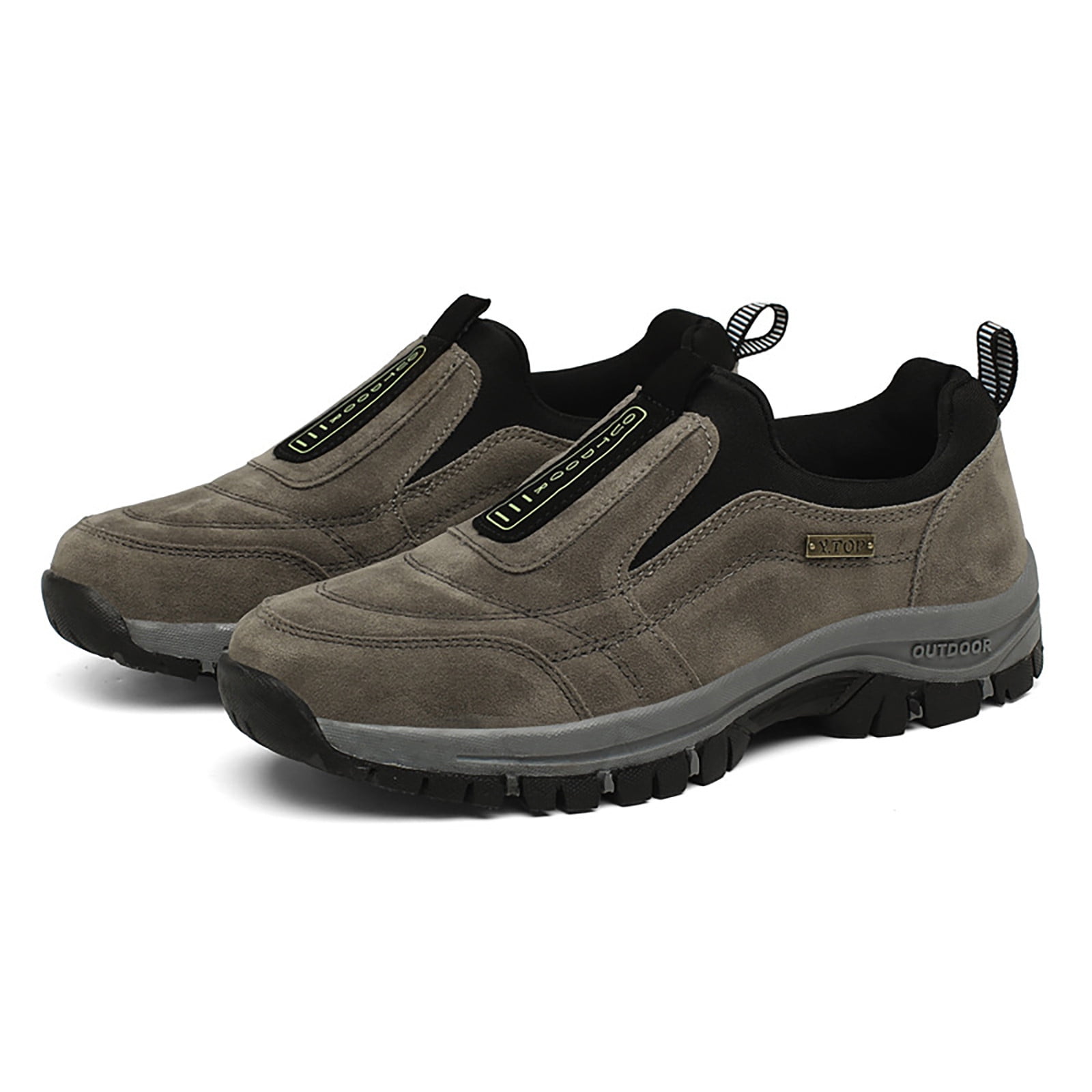 Ketyyh-chn99 Men's Sneakers Mens Casual Shoes Mens Waterproof Hiking Shoes Anti-Slip Casual Shoes Khaki,9