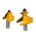 thumbnail image 1 of Broca de enrutador de pedestal y cono de vástago romano de 1/2 pulgada - 2 piezas / juego - Herramienta para carpintería Baoblaze Broca de enrutador para bordes y molduras, 1 of 3